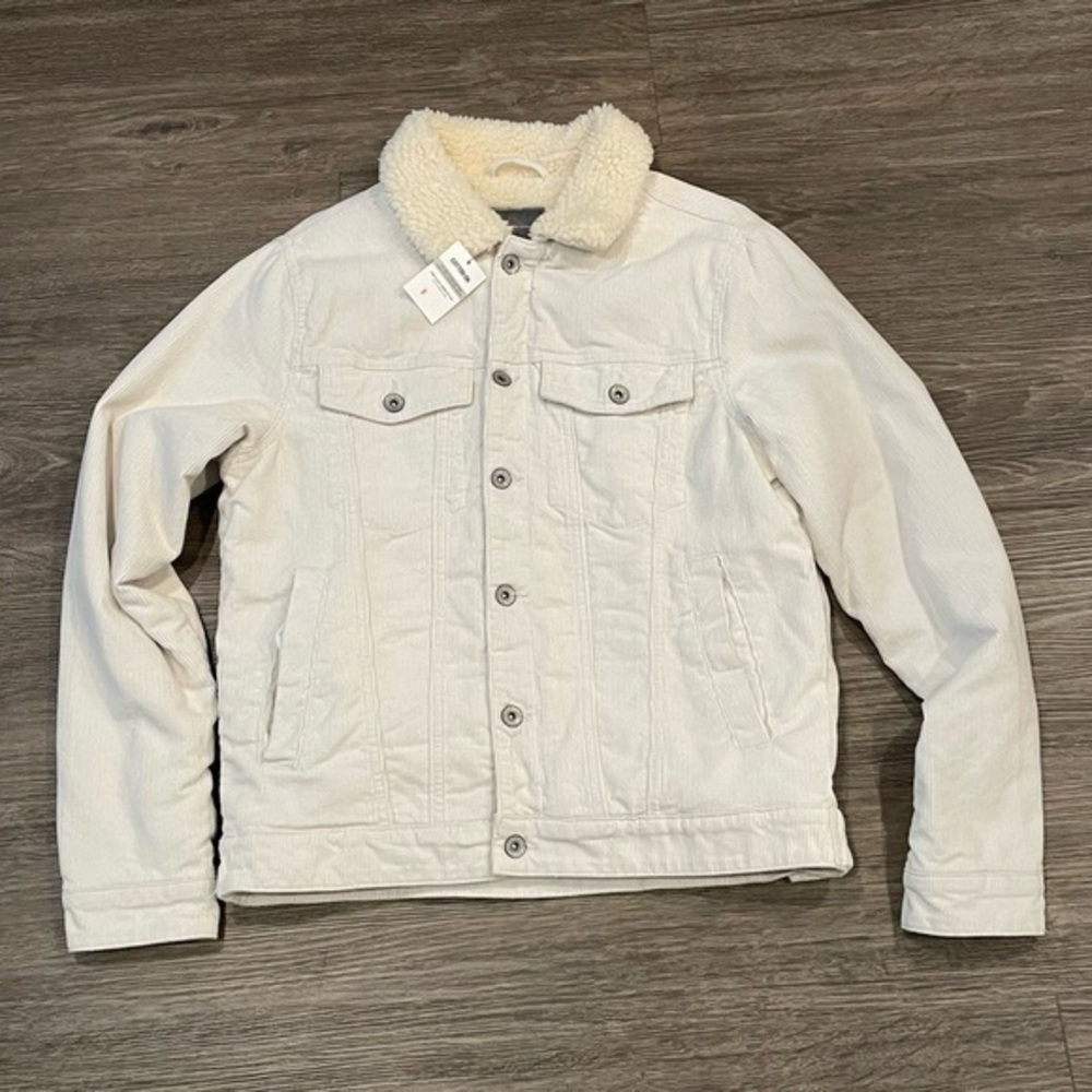 Cotton On Borg Denim Jacket sz L